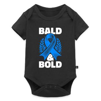 Alopécie areata Awareness Perte de cheveux - Body à manches courtes Premium Bébé - noir - Devant