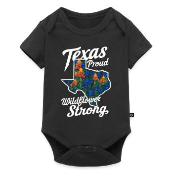 Texas Wildflowers Season Fields Flowers Texas - Baby Premium short-sleeve bodysuit - black - Front