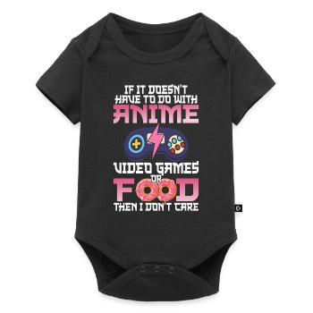 Anime, Jeux vidéo ou food, Manga, Otaku, Japonais - Body à manches courtes Premium Bébé - noir - Devant