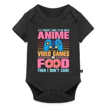 Anime, Jeux vidéo ou food, Manga, Otaku, Japonais - Body à manches courtes Premium Bébé - noir - Devant