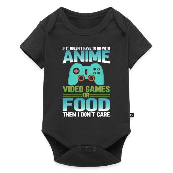 Anime, Jeux vidéo ou food, Manga, Otaku, Japonais - Body à manches courtes Premium Bébé - noir - Devant