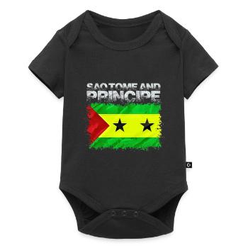 Sao Tomé-Principe - Body à manches courtes Premium Bébé - noir - Devant