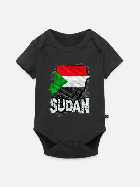 Sudan - Baby Premium Kurzarmbody - Schwarz