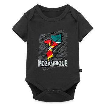 Mozambique - Baby Premium short-sleeve bodysuit - black - Front