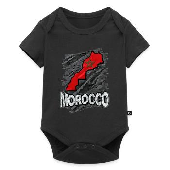 Maroc - Body à manches courtes Premium Bébé - noir - Devant