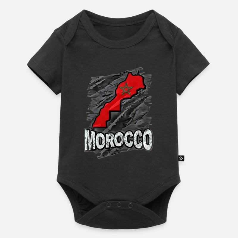 Maroc - Body à manches courtes Premium Bébé - noir