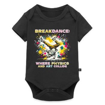 Breakdance : quand la physique rencontre l’art - Body à manches courtes Premium Bébé - noir - Devant