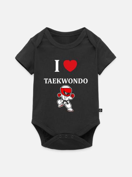 Taekwondo - Baby Premium Kurzarmbody - Schwarz