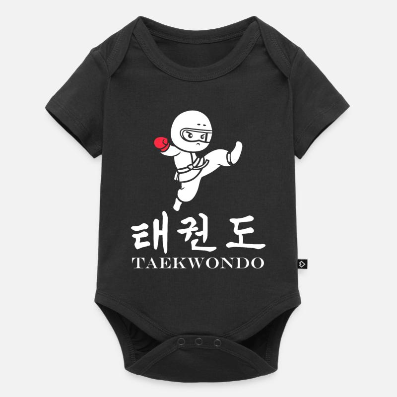 taekwondo - Body à manches courtes Premium Bébé - noir