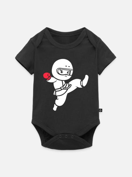 Taekwondo - Baby Premium Kurzarmbody - Schwarz