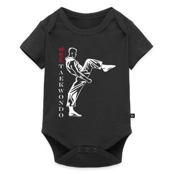 Taekwondo - Baby Premium short-sleeve bodysuit - black - Front