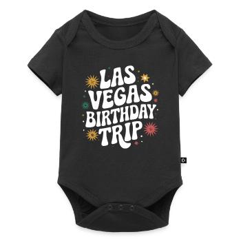 Voyage d’anniversaire à Las Vegas - Unique - Body à manches courtes Premium Bébé - noir - Devant