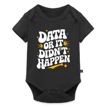 Datenanalyst Datenwissenschaftler Dateningenieur: - Baby Premium Kurzarmbody - Schwarz - Vorne