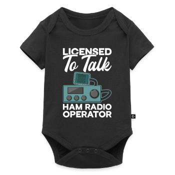 Ham Radio Amateur Radio Amateur Radio - Baby Premium short-sleeve bodysuit - black - Front