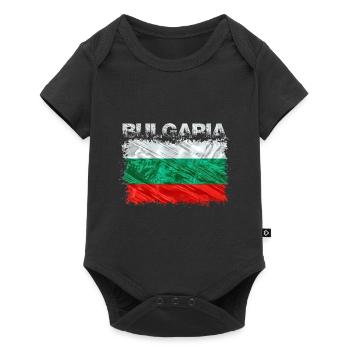 Bulgaria - Baby Premium short-sleeve bodysuit - black - Front