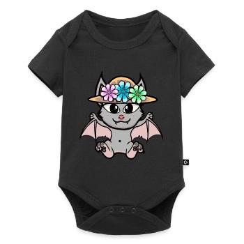 Halloween Bat Bats Kids Child - Baby Premium short-sleeve bodysuit - black - Front
