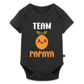 Papaya - Baby Premium short-sleeve bodysuit - black - Front