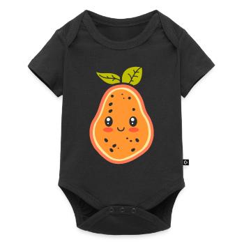Papaya - Baby Premium short-sleeve bodysuit - black - Front
