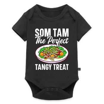 Som Tam Thai Papaya Salat Thai Salat Thai Food - Baby Premium Kurzarmbody - Schwarz - Vorne