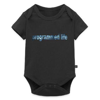 Programmed Life Typography Programmed Life - Baby Premium short-sleeve bodysuit - black - Front