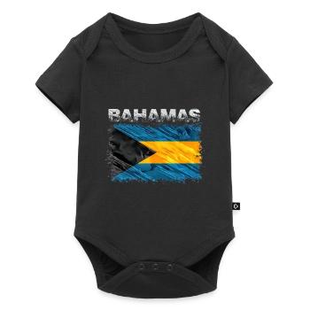 Bahamas - Baby Premium short-sleeve bodysuit - black - Front