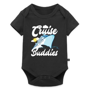 Cruise Buddies Ship Travel Adventure - Body à manches courtes Premium Bébé - noir - Devant