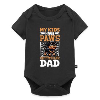 Rottweiler Dad - Baby Premium short-sleeve bodysuit - black - Front