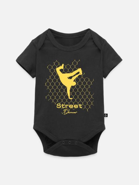 Street Dancer - Baby Premium Kurzarmbody - Schwarz
