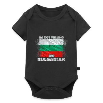 Bulgaria - Baby Premium short-sleeve bodysuit - black - Front