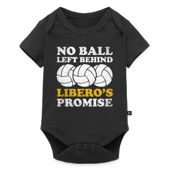 Volley-ball Libero - Body à manches courtes Premium Bébé - noir - Devant