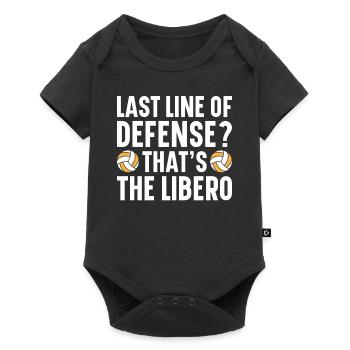 Volley-ball Libero - Body à manches courtes Premium Bébé - noir - Devant
