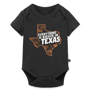 État du Texas Texans Texas - Body à manches courtes Premium Bébé - noir - Devant