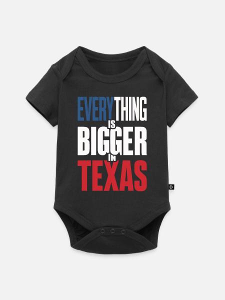 Texas State Texaner Texas - Baby Premium Kurzarmbody - Schwarz