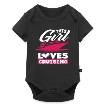 This Girl Loves Cruises - Baby Premium short-sleeve bodysuit - black - Front