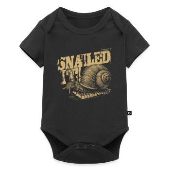 Snail Snails Entomology Snailed it! - Baby Premium short-sleeve bodysuit - black - Front