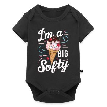 Glaces Bonbons Glaces - Body à manches courtes Premium Bébé - noir - Devant