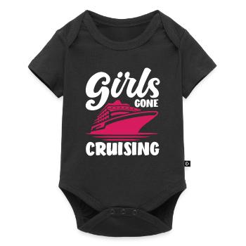 Girls on Cruise Adventure - Baby Premium short-sleeve bodysuit - black - Front