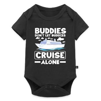 Cruise Saying Buddies Cruise Alone - Baby Premium short-sleeve bodysuit - black - Front