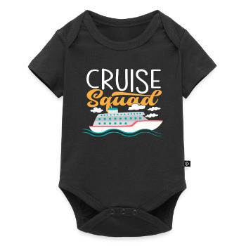 Aventure de vacances pour l’équipage de croisière - Body à manches courtes Premium Bébé - noir - Devant