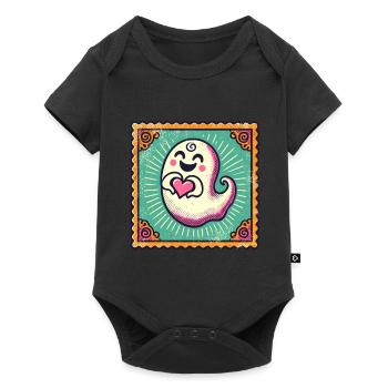 My Halloween Boo Cute Love Ghost - Baby Premium short-sleeve bodysuit - black - Front