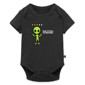 Alien Abduction 3/5 étoiles Trop d’eau - Body à manches courtes Premium Bébé - noir - Devant