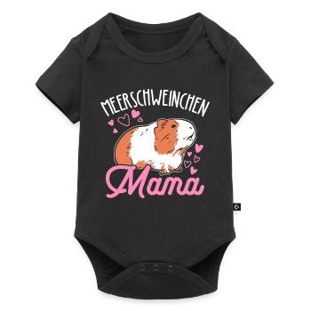 Guinea Pig Mom Pet Mother's Day Mom Mommy - Baby Premium short-sleeve bodysuit - black - Front