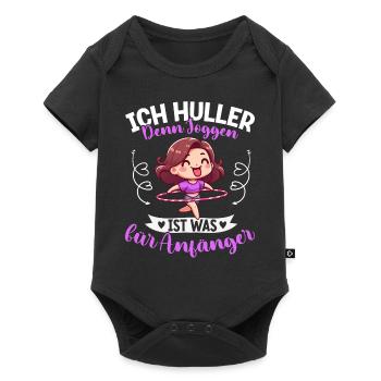 Ich Huller Denn Joggen Ist Was Für Anfänger Huller - Baby Premium Kurzarmbody - Schwarz - Vorne