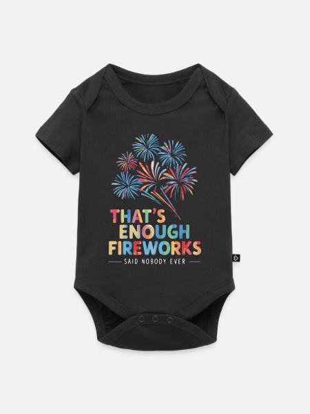 Pyrotechniker Feuerwerk Pyrotechnik - Baby Premium Kurzarmbody - Schwarz