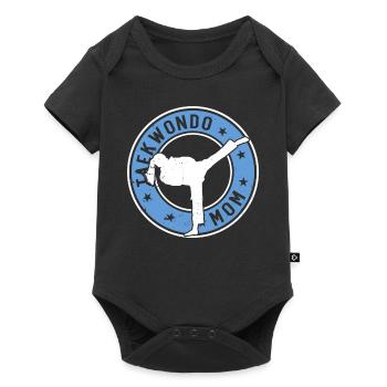 Taekwondo Maman Taekwondo Combattante Taekwondo - Body à manches courtes Premium Bébé - noir - Devant