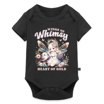 Fee Fairy Fairycore - Baby Premium short-sleeve bodysuit - black - Front