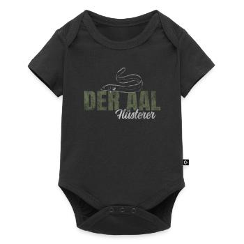 Der Aal Flüsterer - Baby Premium Kurzarmbody - Schwarz - Vorne