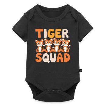 Tiger Group Design Tiger Squad - Body à manches courtes Premium Bébé - noir - Devant