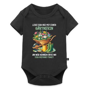 Garden Gardening Plants Gardeners Hobby Gardeners - Baby Premium short-sleeve bodysuit - black - Front