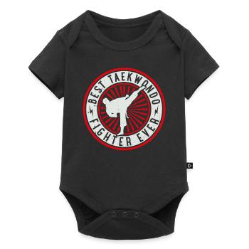 Best Taekwondo Fighter ever - Taekwondo Martial Ar - Baby Premium short-sleeve bodysuit - black - Front